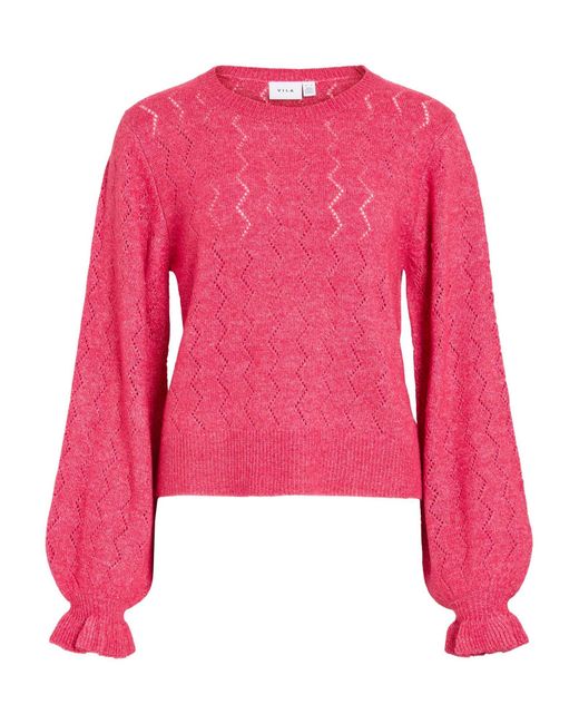 Vila Pink Pullover Visalsa