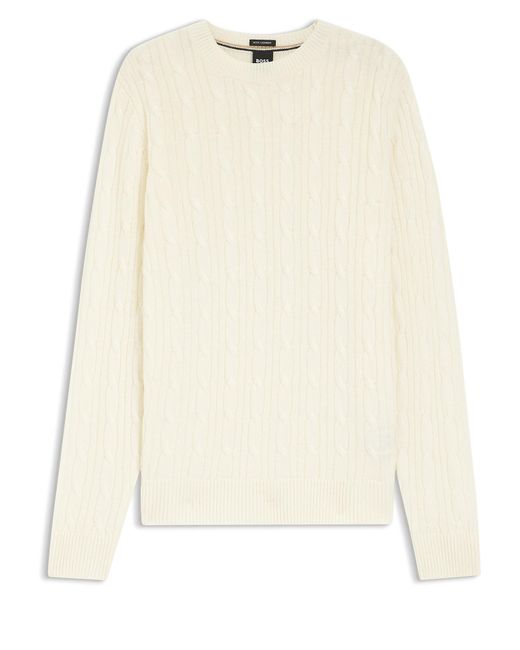 Boss Pullover in Natural für Herren