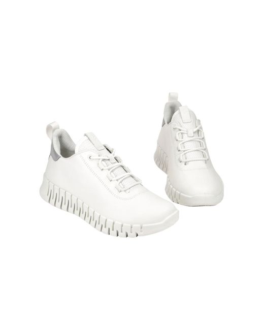 Ecco White Schnürschuh