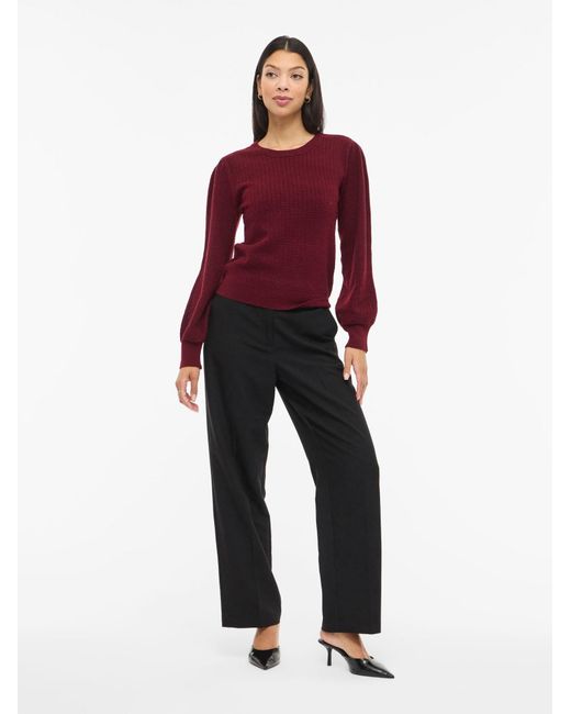 Vila Red Pullover Vimable