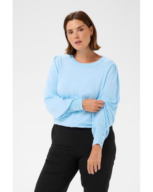 Kaffe Blue Pullover Kclizzy