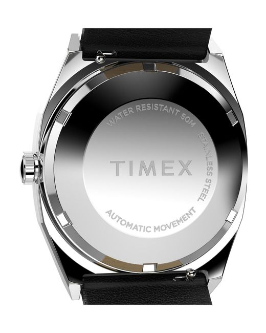 Timex Analoguhr Automatic 1983 E Line in Black für Herren