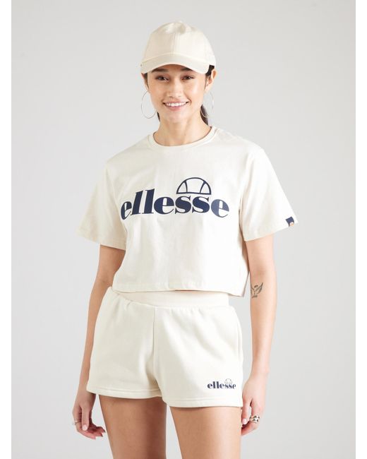 Ellesse White T-Shirt 'Silo'