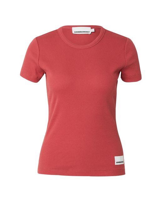 ARMEDANGELS Red T-Shirt 'Kardaa' (Gots)