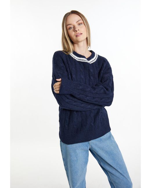 DreiMaster Maritim Blue Pullover 'Eissegler'