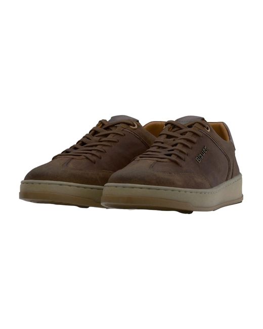 Blauer Sneaker Farrell 02 in Brown für Herren