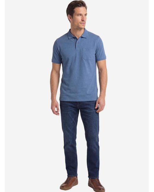 Redmond Shirt Basic in Orange für Herren