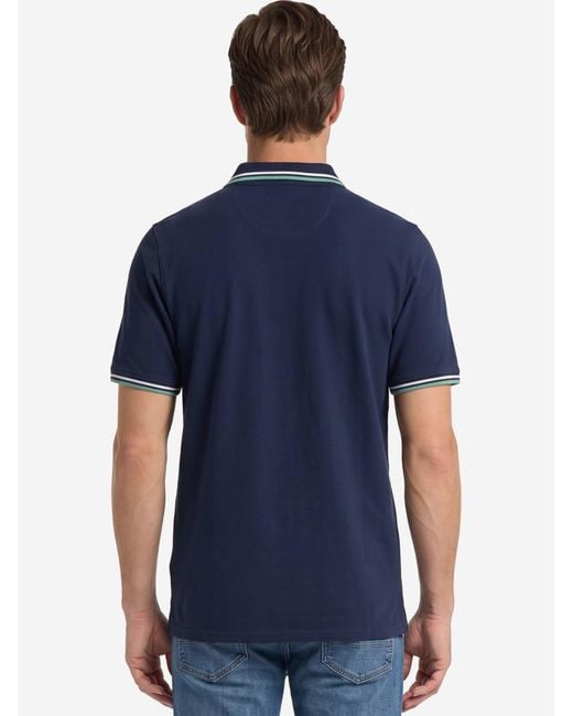 Redmond Shirt Basic in Blue für Herren