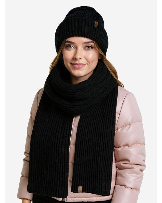 Vivience Black Mütze 70113 Set