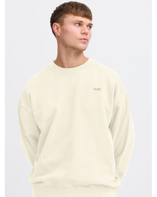 Solid Sweatshirt Sdnoor in Natural für Herren