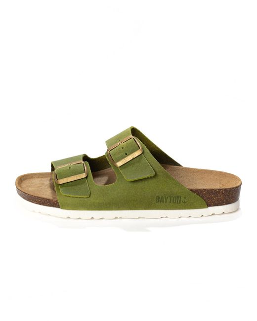 Bayton Green Pantolette 'Atlas'