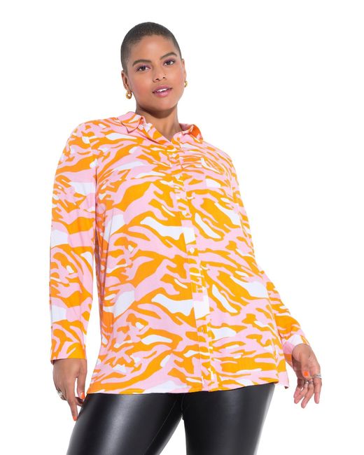Studio Untold Orange Bluse