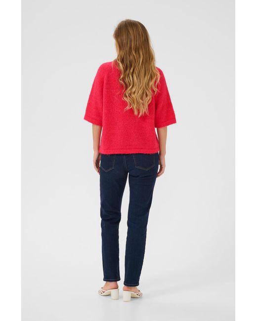 Kaffe Red Pullover Emilie