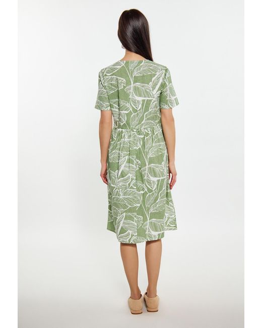 Usha Green Kleid