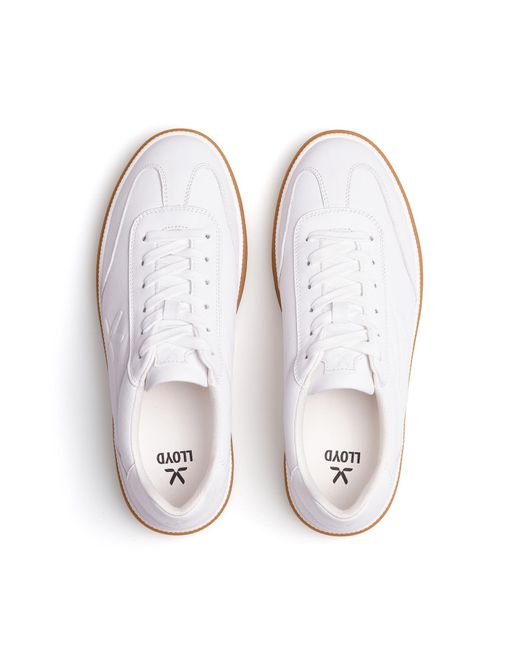 Lloyd Sneaker Beat in White für Herren