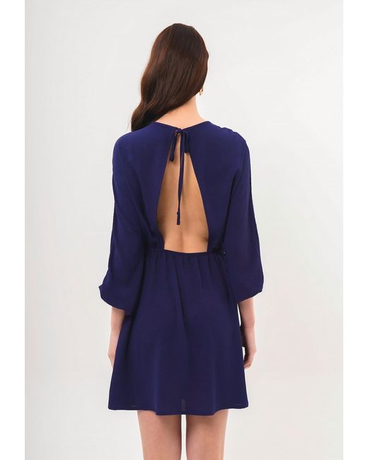 FRESHLIONS Blue Minikleid Beth