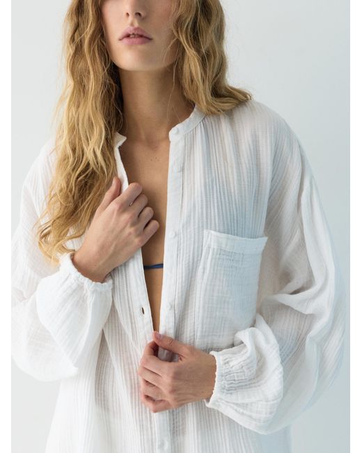 Pull&Bear White Bluse