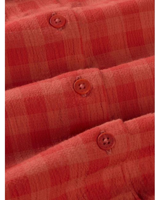 Thinking Mu Red Bluse Ane
