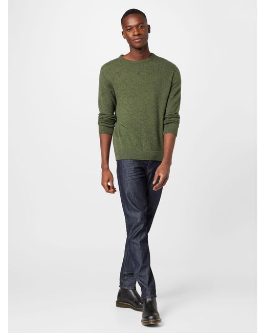 Solid Pullover in Green für Herren