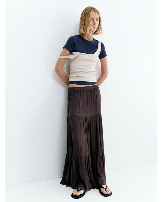 Pull&Bear Brown Rock