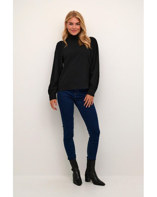 Kaffe Black Bluse Ditte
