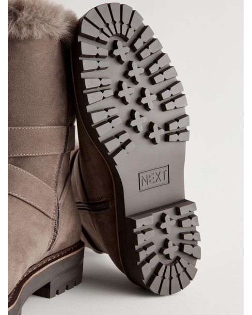Next Brown Stiefelette