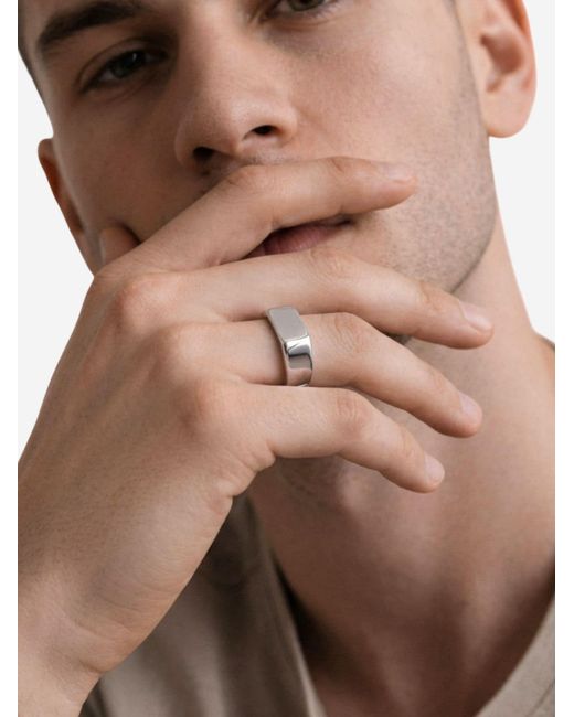 Heideman Ring Koa in White für Herren