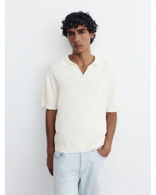 Pull&Bear Pullover in White für Herren