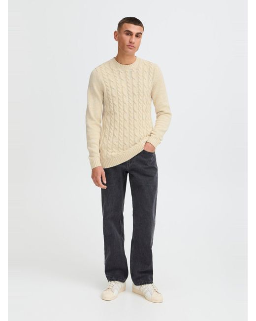 Solid Pullover Sdricco in Natural für Herren