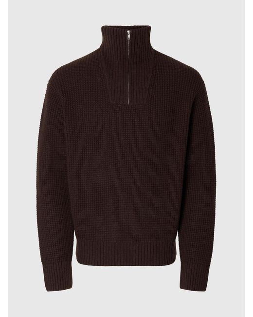 SELECTED Pullover in Brown für Herren