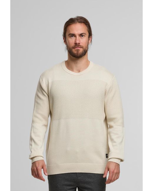 INDICODE Pullover Infame in Natural für Herren