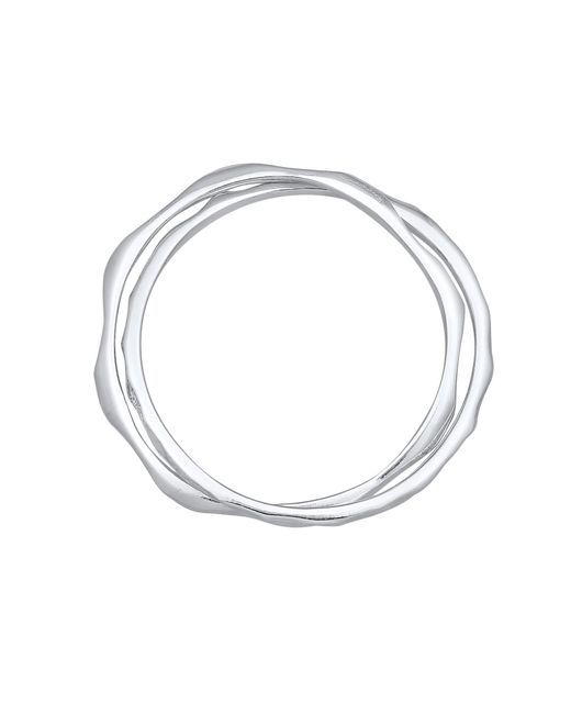 Elli Jewelry Metallic Ring Geo, Ring Set