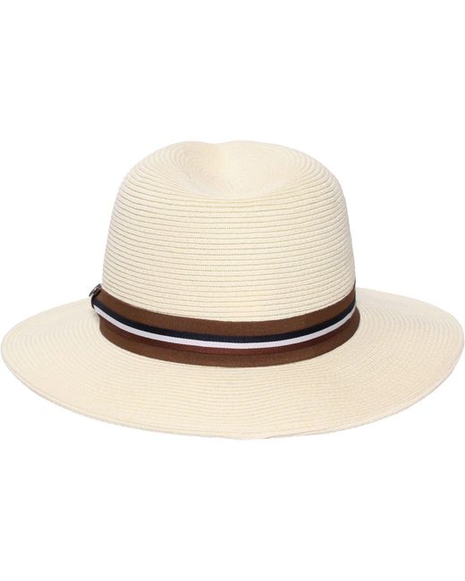 Bugatti Hut Fedora in Natural für Herren