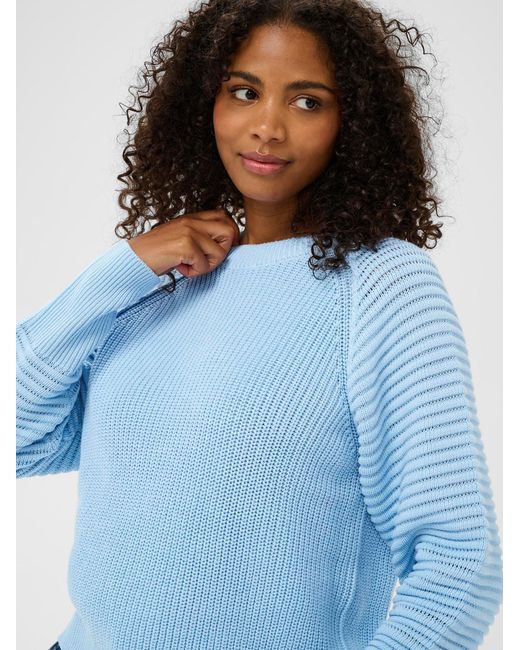 Kaffe Blue Pullover Kamone