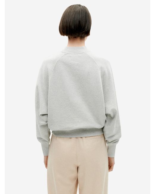 Thinking Mu White Sweatshirt 'Here Comes The Sun'