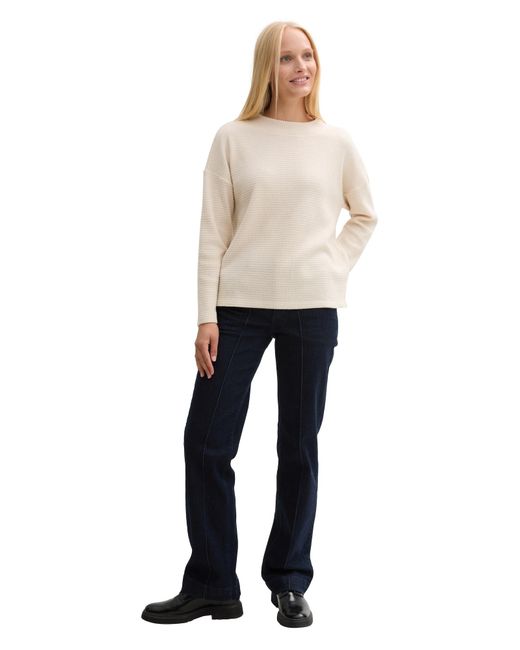 Tom Tailor White Pullover