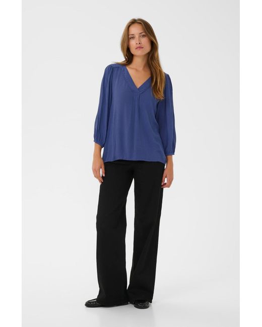 Kaffe Blue Bluse