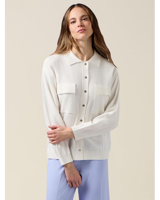 Oltre White Pullover