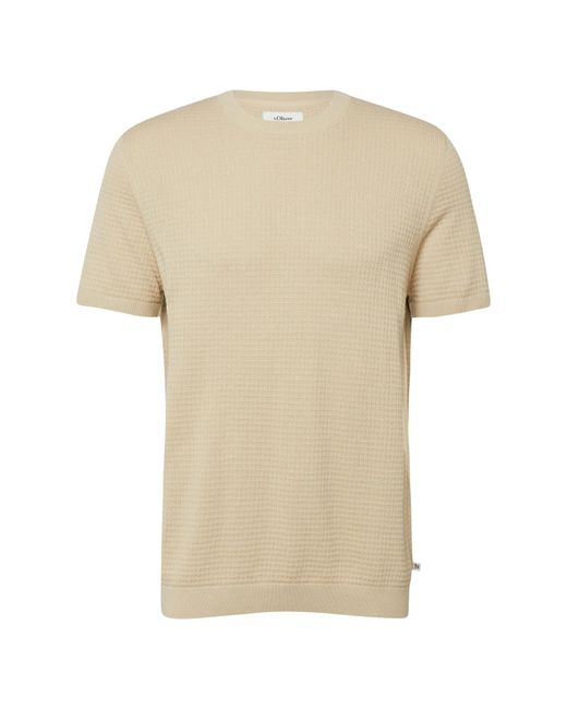 S.oliver Pullover in Natural für Herren