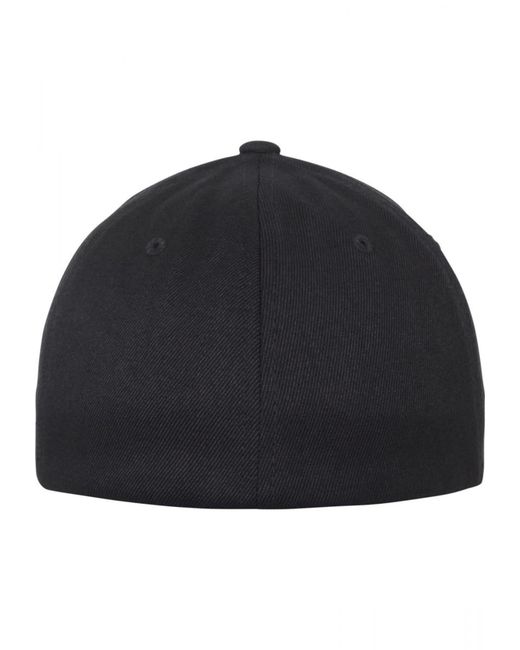Flexfit Black Cap Wool Blend