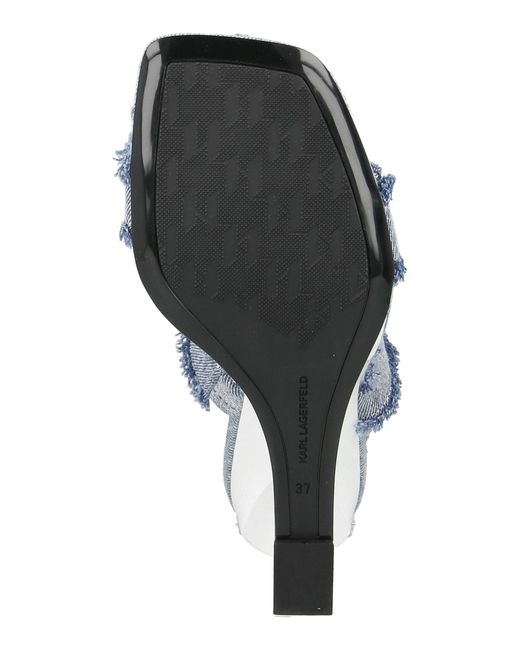 Karl Lagerfeld Gray Pantolette