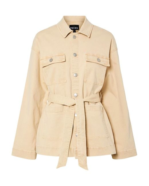 Pieces Natural Jacke Pctora