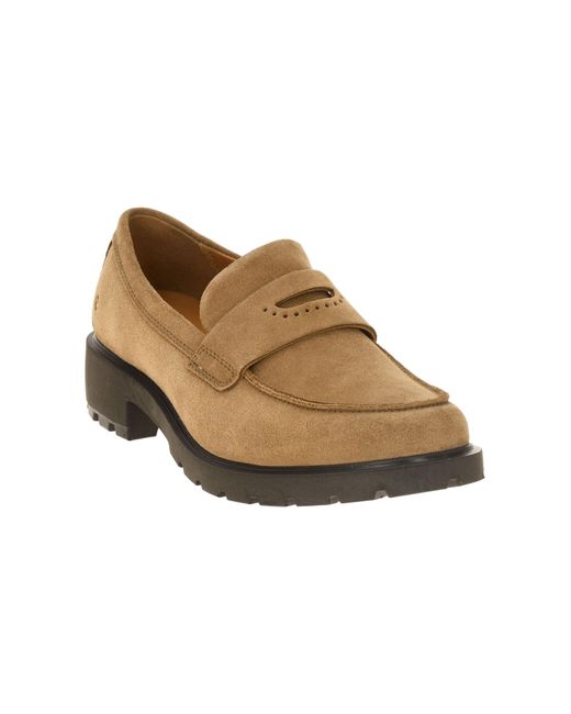 Ecco Brown Hausschuh Metropole