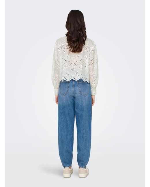 ONLY White Bluse 'Valais'