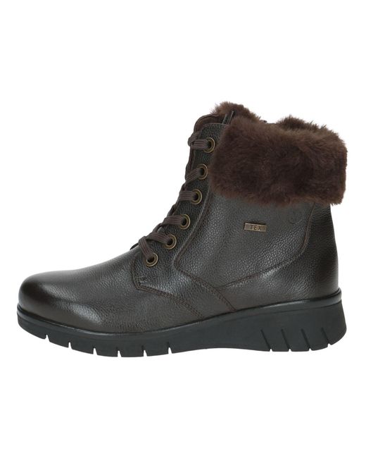 Caprice Black Schnürstiefelette