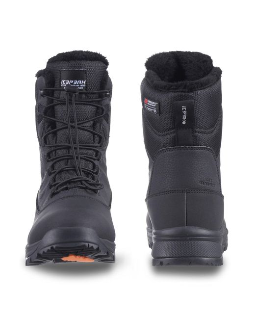 Icepeak Black Boots Alofi
