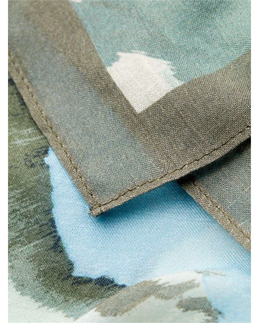 Camel Active Blue Tuch Aus Baumwollmix
