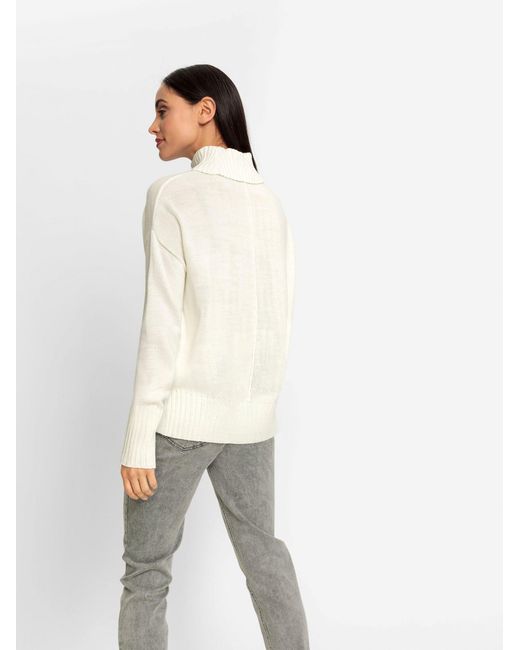 heine White Pullover