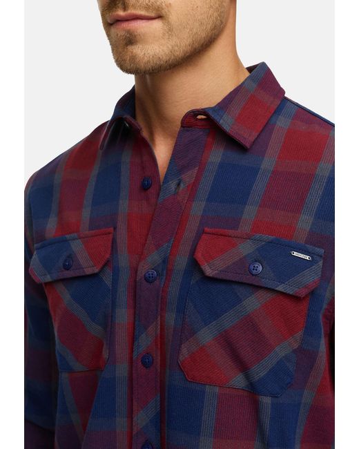 INDICODE Hemd Pomal in Blue für Herren