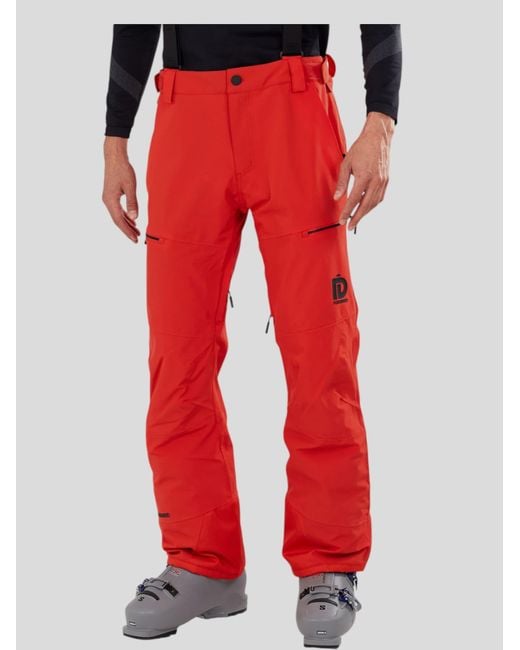 Fundango Lange Skihose Teak in Red für Herren